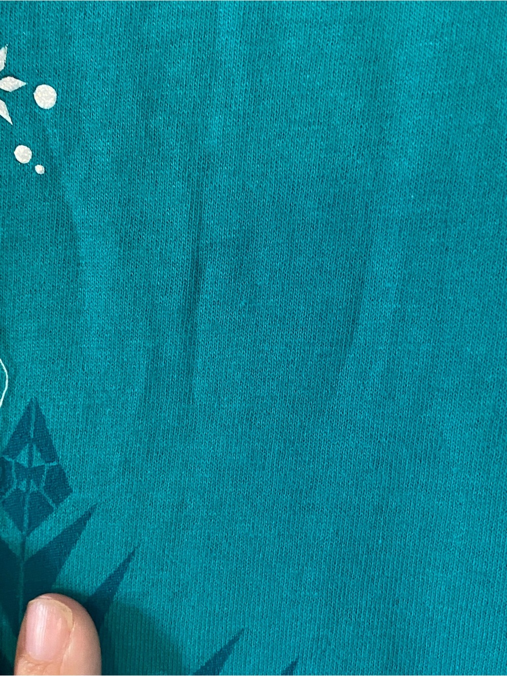 Disney Teal Elsa Graphic V-Neck Shirt - Picture 2 of 6